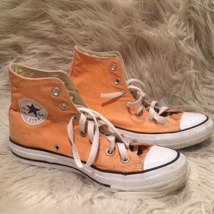 light orange converse